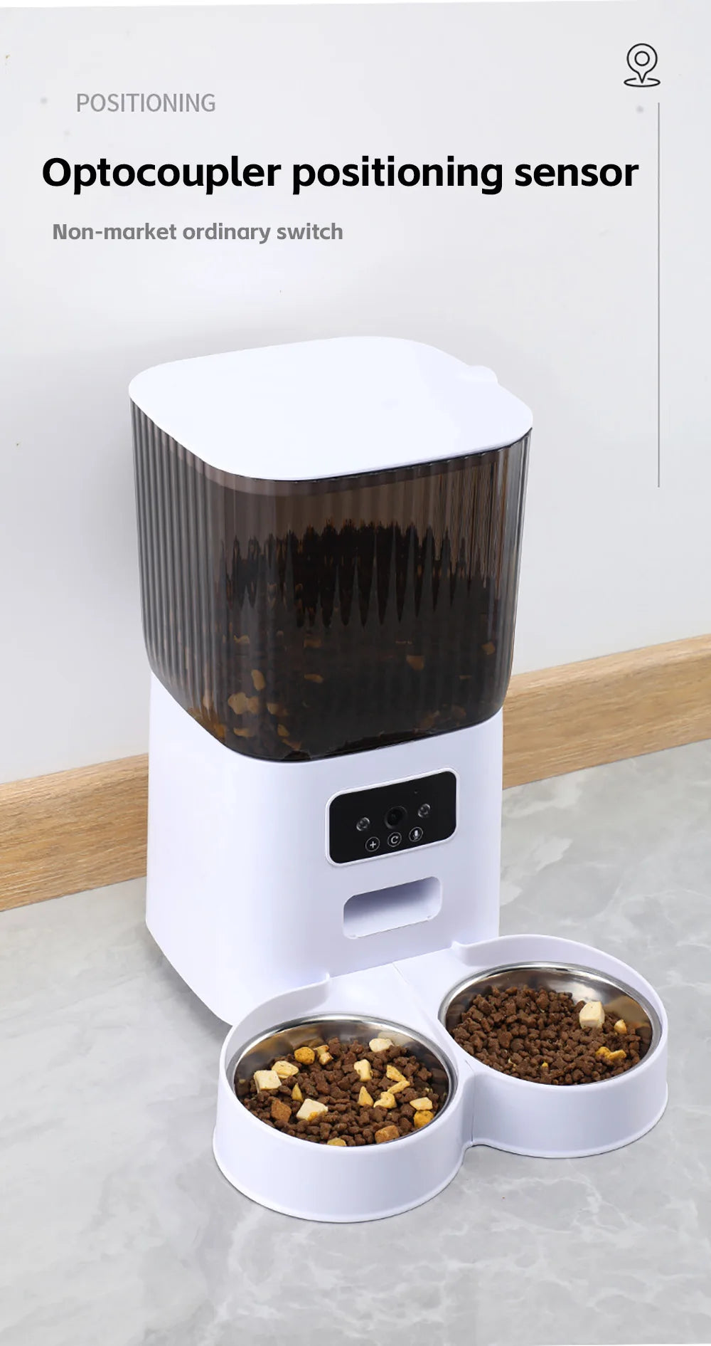 Smart Cat Feeder With Camera Automatic Dispenser