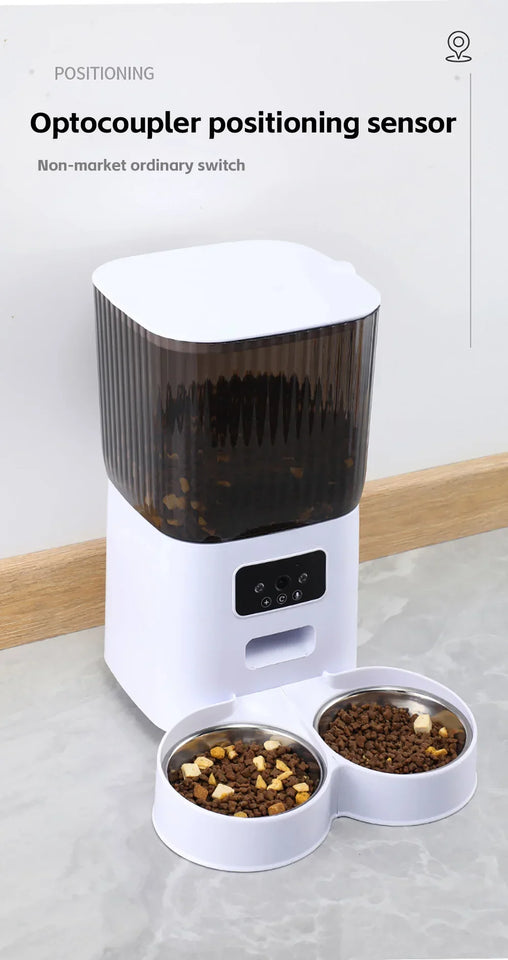 Smart Cat Feeder With Camera Automatic Dispenser