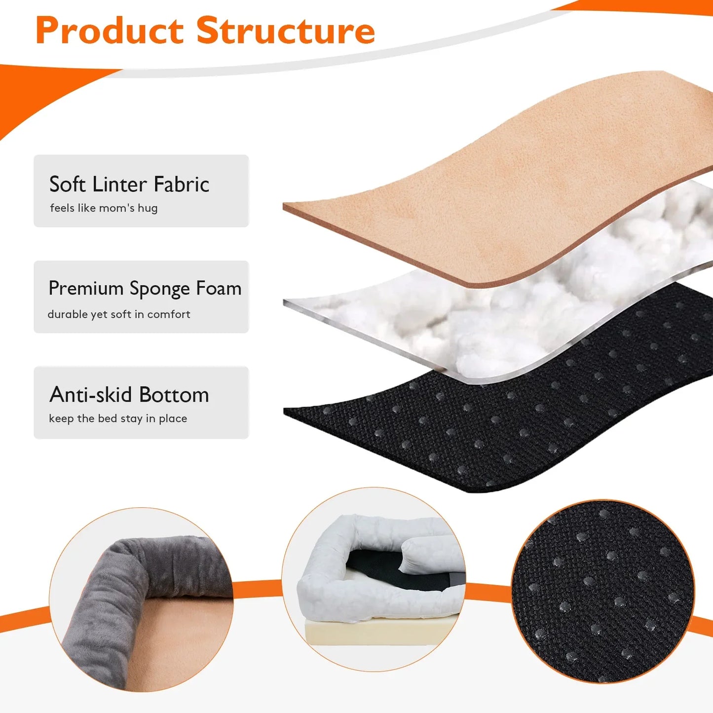 Large Soft Dog Bed for Extra Comfort