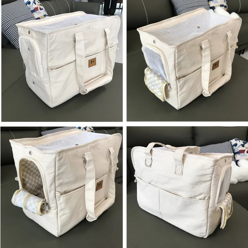 Portable Dog Carrier Bag – Shoulder Travel Carrier