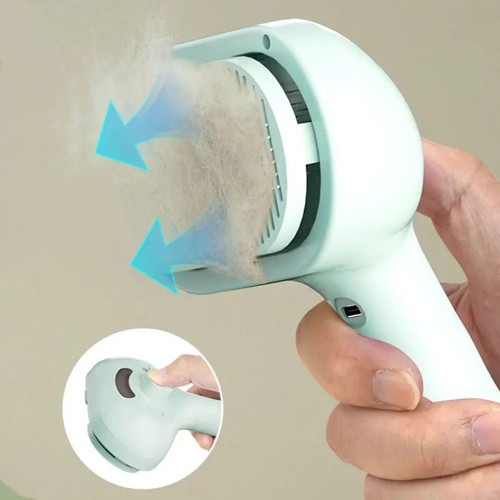 3-in-1 Cat Steam Brush – Rechargeable Grooming Tool