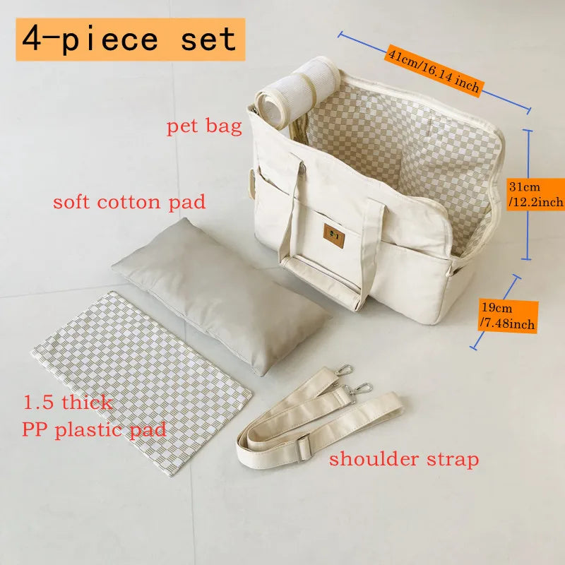 Portable Dog Carrier Bag – Shoulder Travel Carrier
