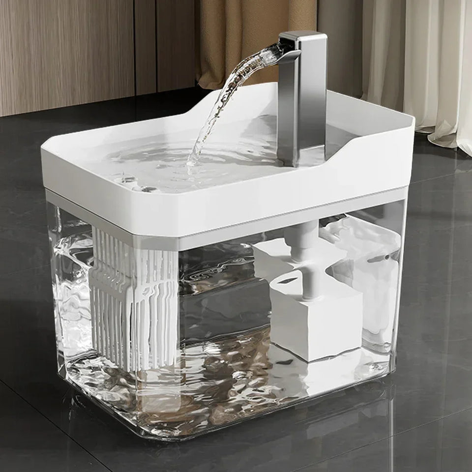 Cat Water Fountain – USB Powered, With Filter - Image #0