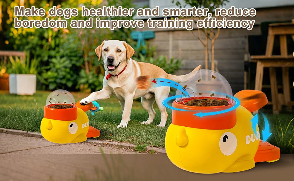 Dog Treat Dispenser Toy – Interactive Slow Feeder