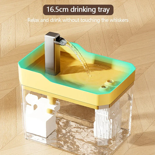 usb cat water fountain pump silent circulation

