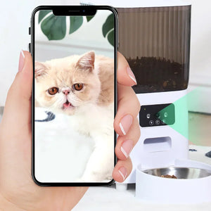 Smart Cat Feeder With Camera Automatic Dispenser
