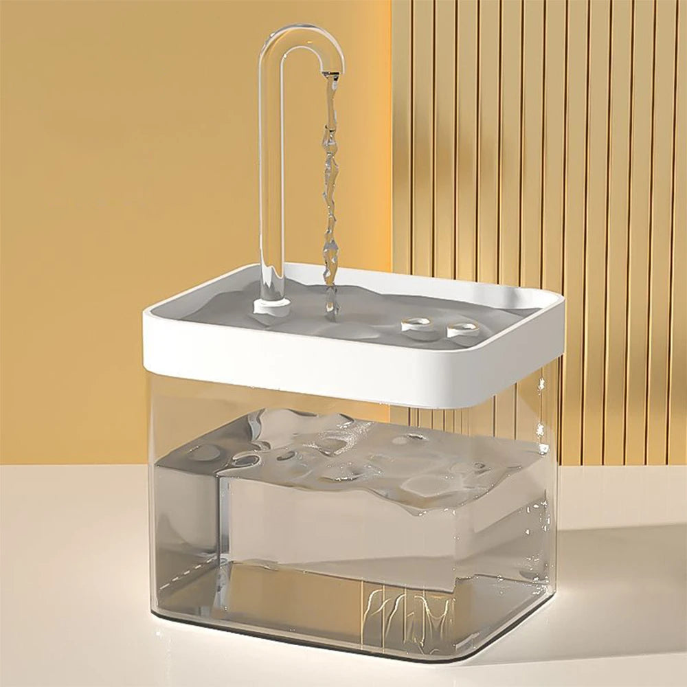 USB Cat Water Fountain – Silent Auto-Filtering
