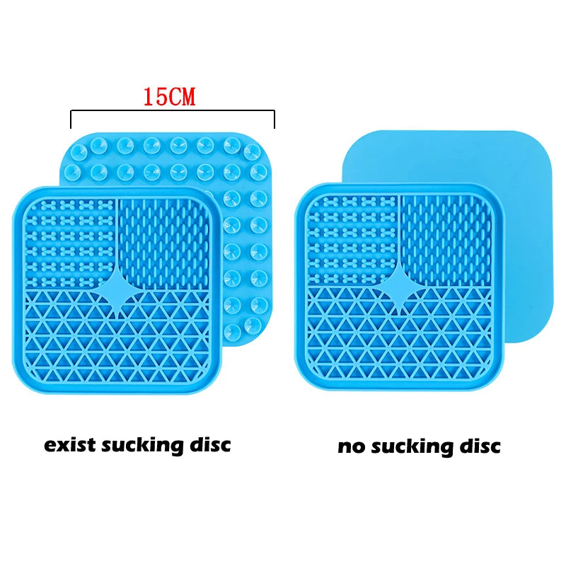 Dog Slow Feeders Mats Lick Mat Boredom Anxiety Reduction Perfect for Food Yogurt Peanut Butter Alternative to Slow Feed Dog Bowl pettechhair