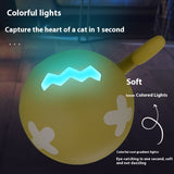 Smart cat toy ball with LED lights and bell for nighttime interactive play – Pettechhair