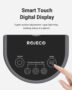 5-in-1 pet grooming tool smart touch digital display with suction indicator lights and finger touching mode button